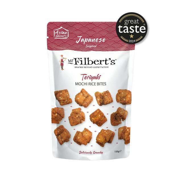 Mr Filberts Teriyaki Mochi Rice Crackers