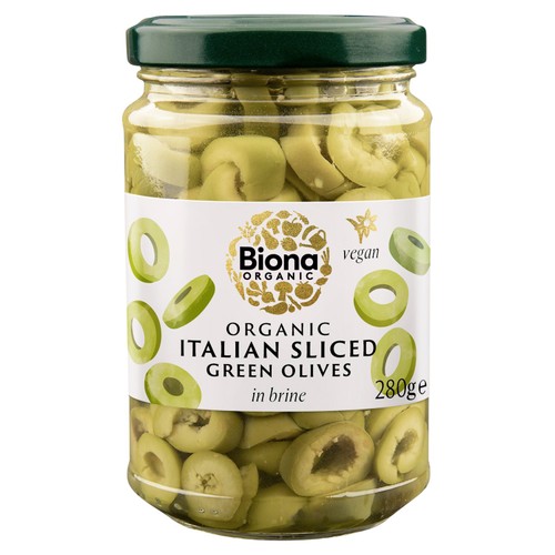 Biona Organic Sliced Green Olives