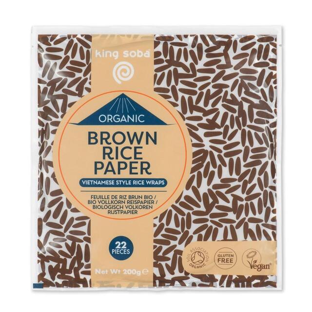 King Soba Organic Brown Rice Paper