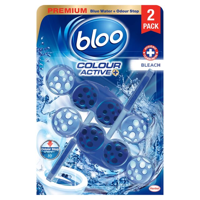 Bloo Colour Active+ Bleach Toilet Rim Blocks