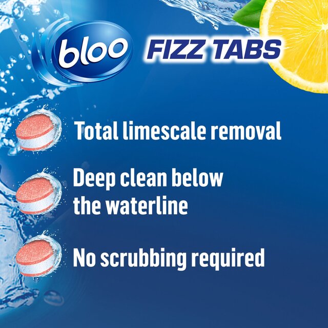 Bloo Power Fizz Tabs Anti-Limescale Lemon thumbnail 2