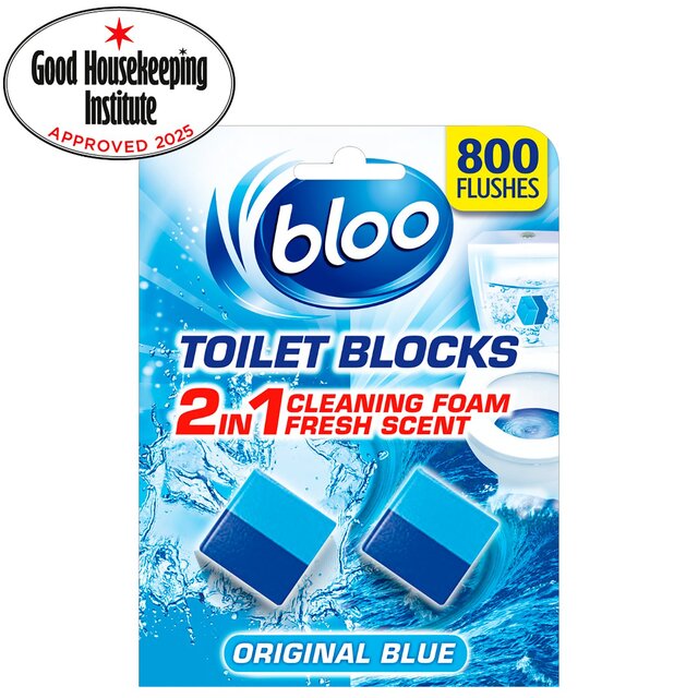 Bloo 2in1 In-Cistern Original Blue Toilet Blocks