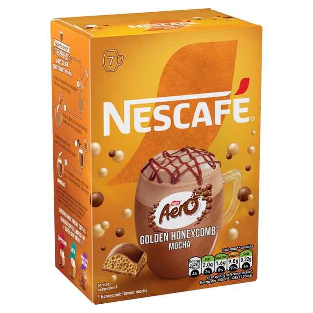 Nescafe Golden Honeycomb Aero Mocha 7 Sachets thumbnail 2