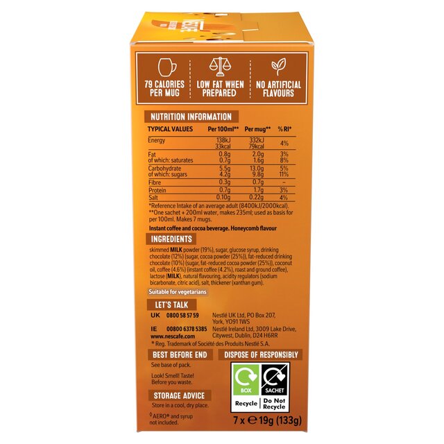 Nescafe Golden Honeycomb Aero Mocha 7 Sachets thumbnail 4