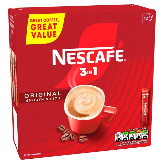Nescafe Original 3in1 Box 12pk thumbnail 3