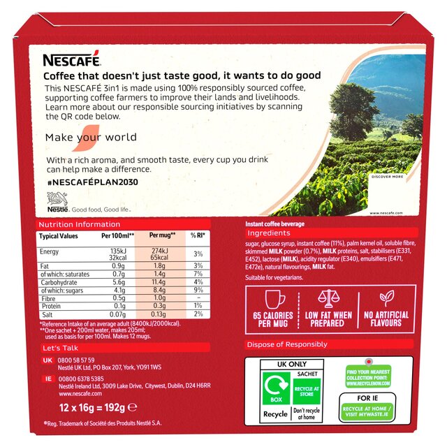 Nescafe Original 3in1 Box 12pk thumbnail 4