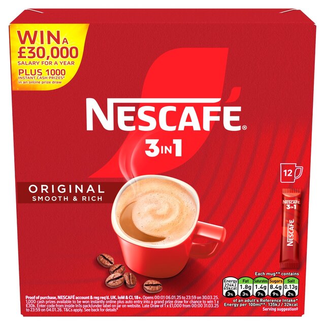 Nescafe Original 3in1 Box 12pk thumbnail 7