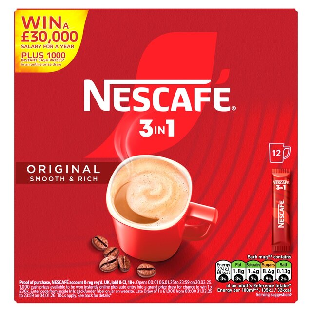 Nescafe Original 3in1 Box 12pk thumbnail 8