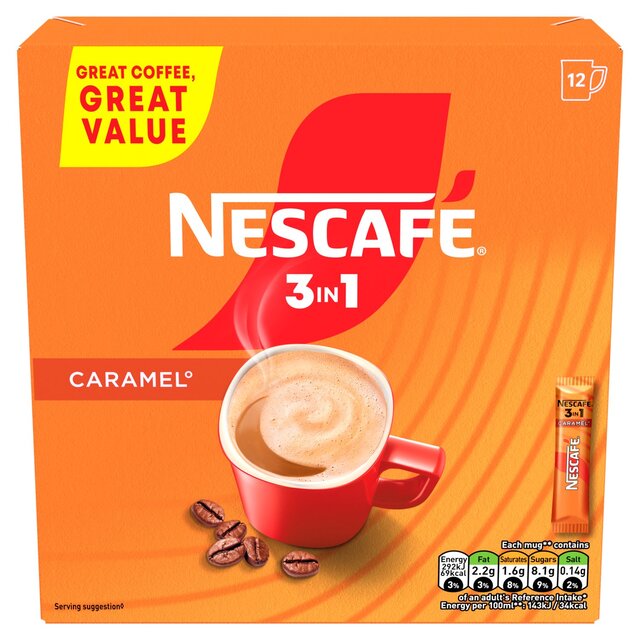 Nescafe Original 3in1 Caramel Box 12pk thumbnail 2