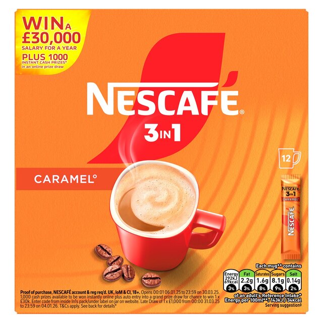 Nescafe Original 3in1 Caramel Box 12pk thumbnail 6