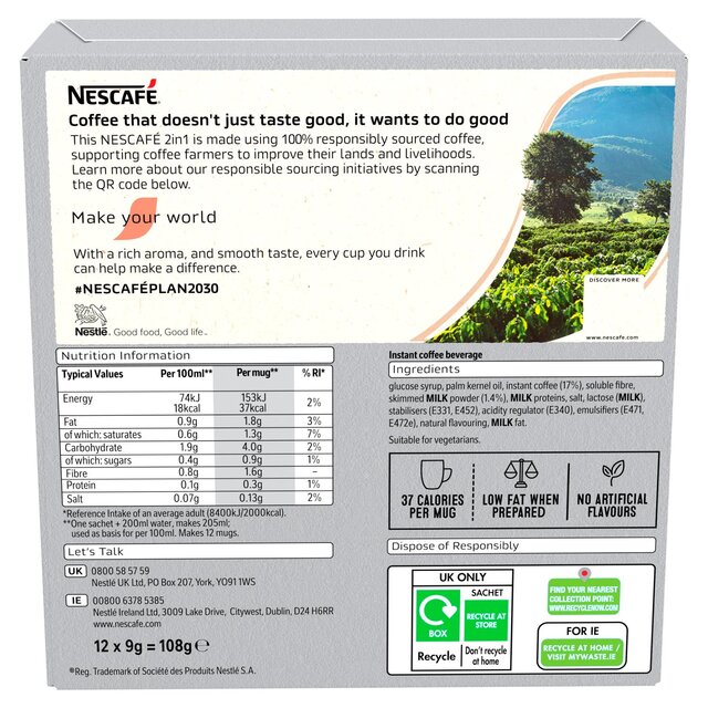 Nescafe Original 2in1 Box 12pk thumbnail 5