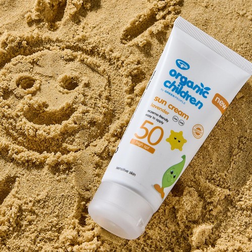 Organic Children Sun Cream SPF50 Lavender thumbnail 2
