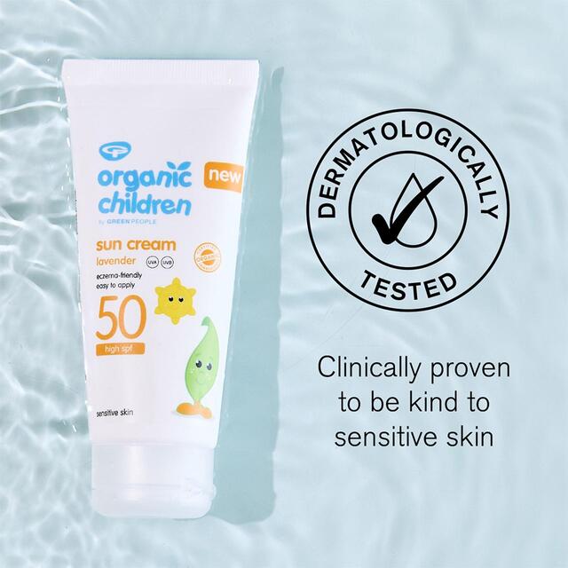 Organic Children Sun Cream SPF50 Lavender thumbnail 3