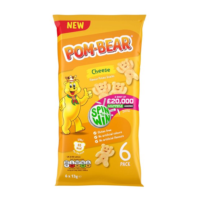 Pom-Bear Cheese Multipack Crisps thumbnail 2