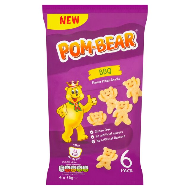 Pom-Bear BBQ Multipack Crisps 6 Pack thumbnail 3