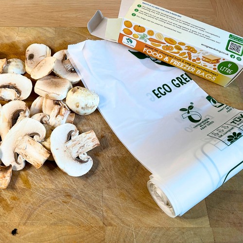 Eco Green Living Certified Compostable 4L Freezer Bags for Food Storage thumbnail 4