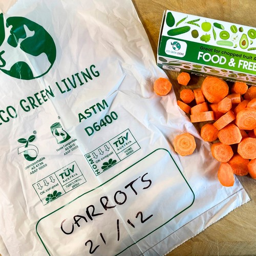 Eco Green Living Certified Compostable 2L Freezer Bags for Food Storage thumbnail 3