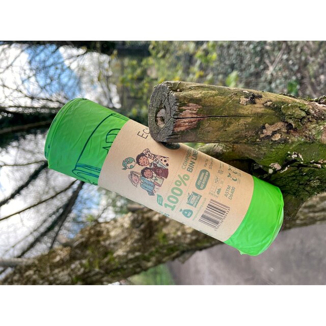 Eco Green Living Certified Compostable 60L Large Bin Bags thumbnail 7