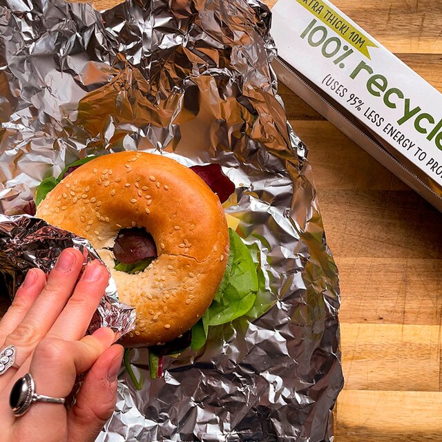 Eco Green Living 100% Recycled Aluminium Foil 10m thumbnail 2