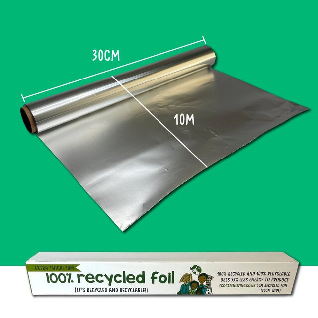Eco Green Living 100% Recycled Aluminium Foil 10m thumbnail 3