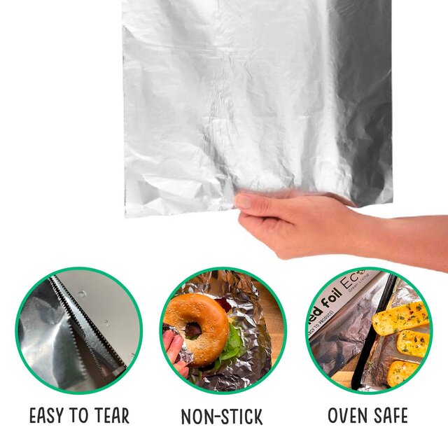 Eco Green Living 100% Recycled Aluminium Foil 10m thumbnail 6