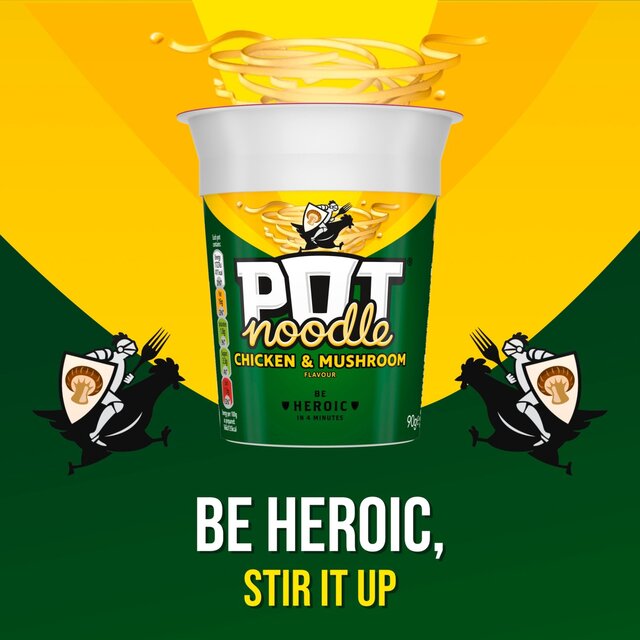Pot Noodle 4 Pack Chicken & Mushroom thumbnail 4