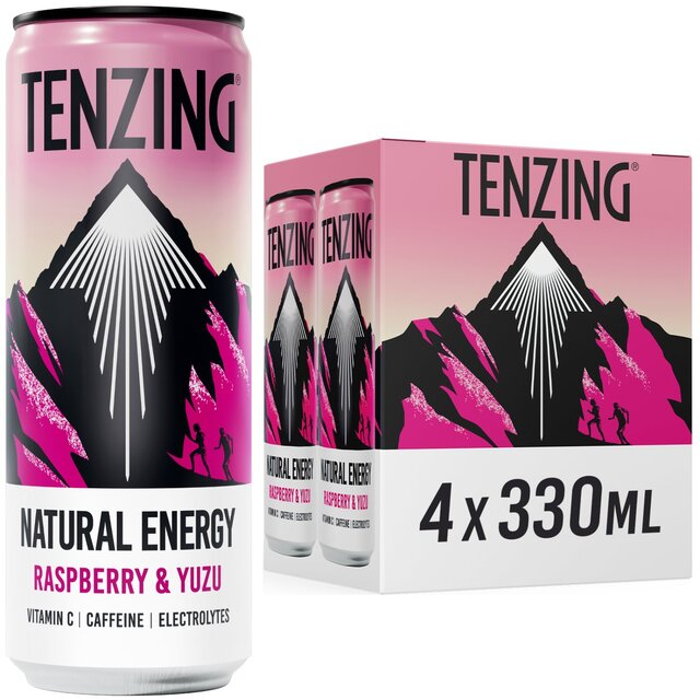 TENZING Natural Energy Raspberry & Yuzu Pack