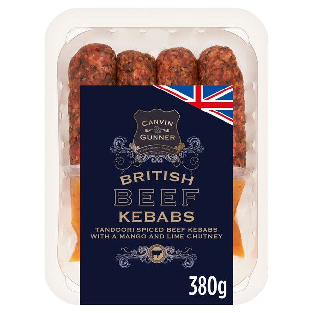Canvin & Gunner Tandoori Beef Kebabs with a Mango and Lime Chutney