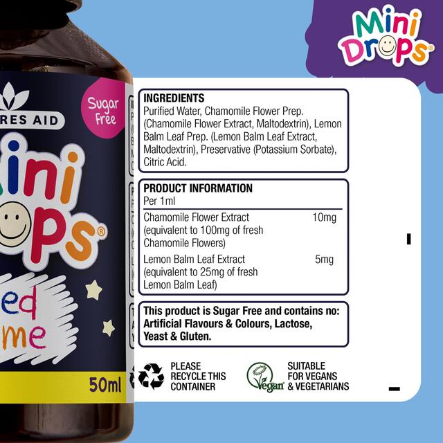 Natures Aid Mini Drops Bed Time (Chamomile & Lemon Balm) thumbnail 6