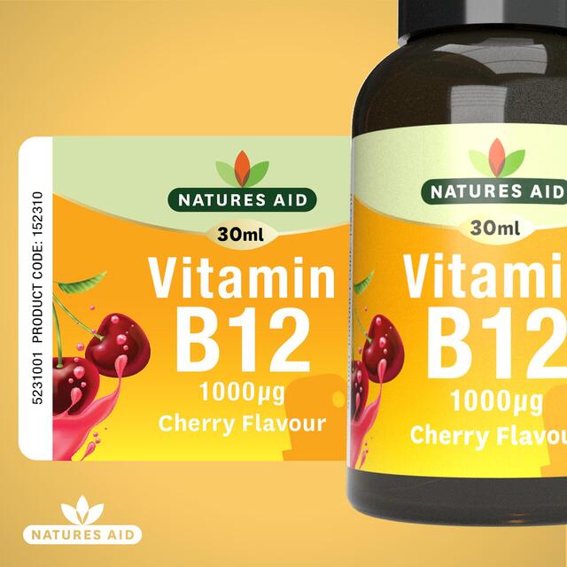 Natures Aid Vitamin B12 1000iu Oral Spray (Cherry Flavour) thumbnail 5