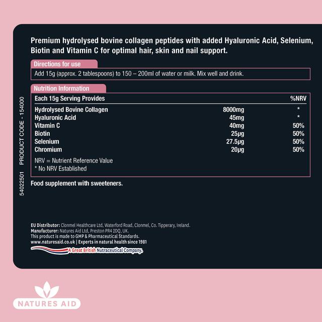 Natures Aid Collagen Chocolate Shake thumbnail 5