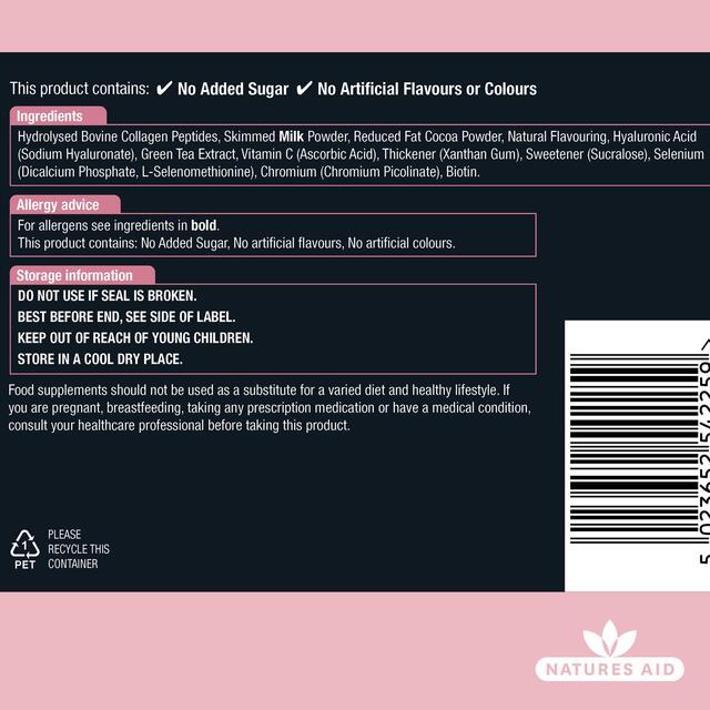 Natures Aid Collagen Chocolate Shake thumbnail 6