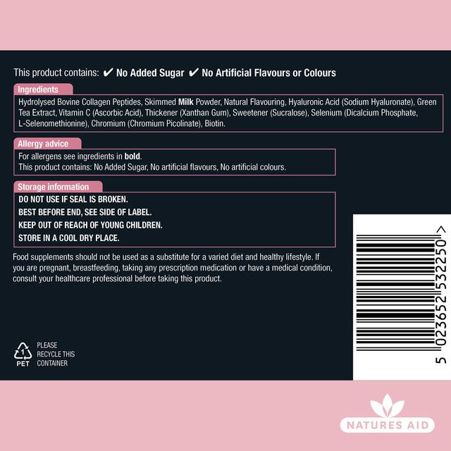 Natures Aid Collagen Vanilla Shake thumbnail 6