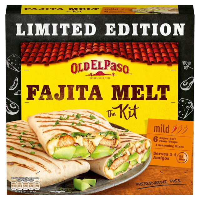 Old El Paso Fajita Melt Kit thumbnail 2