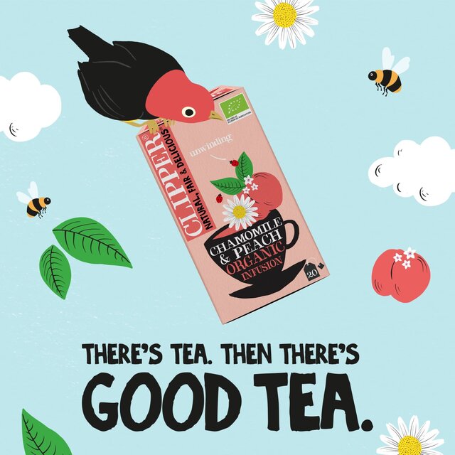 Clipper Chamomile & Peach Organic Tea Bags thumbnail 10