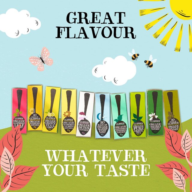 Clipper Chamomile & Peach Organic Tea Bags thumbnail 3