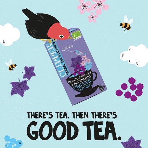 Clipper Blackcurrant & Blueberry Organic Tea Bags thumbnail 8