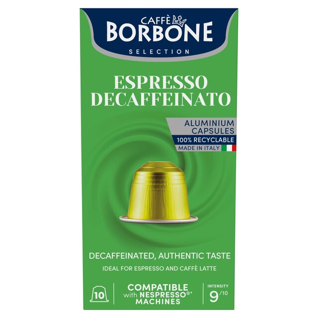 Caffe Borbone Decaf Espresso Nespresso Compatible Capsules