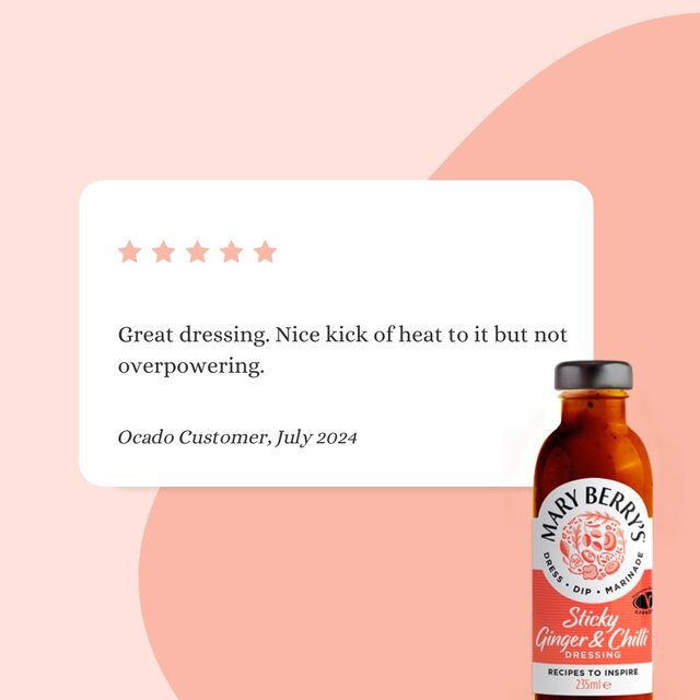 Mary Berry's Sticky Ginger & Chilli Salad Dressing 235ml thumbnail 6