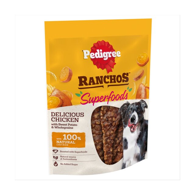 Pedigree Ranchos Superfoods Chicken Dog Treat Sweet Potato Wholegrain thumbnail 6