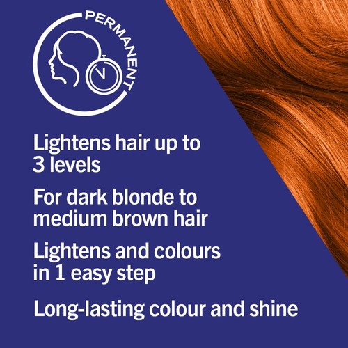 Schwarzkopf LIVE Colour + Lift, Copper Hair Dye, Tangerine Twist L74 thumbnail 4