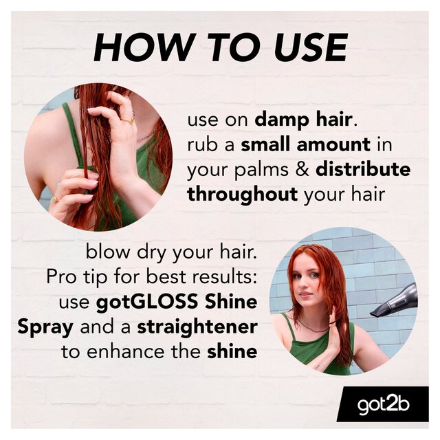 Got2b Got Gloss Hair Primer Cream For Glossy Hair thumbnail 2