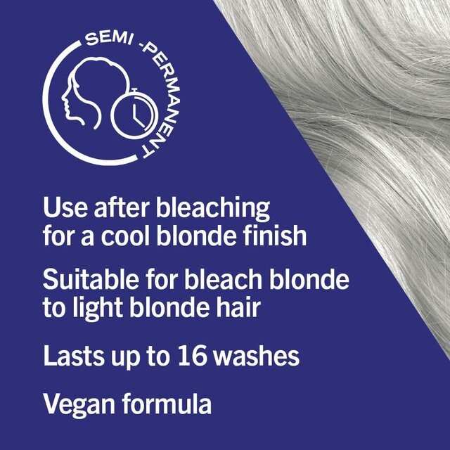 Schwarzkopf Live Post Bleach Toner Ice White, Semi-Permanent Blonde thumbnail 4