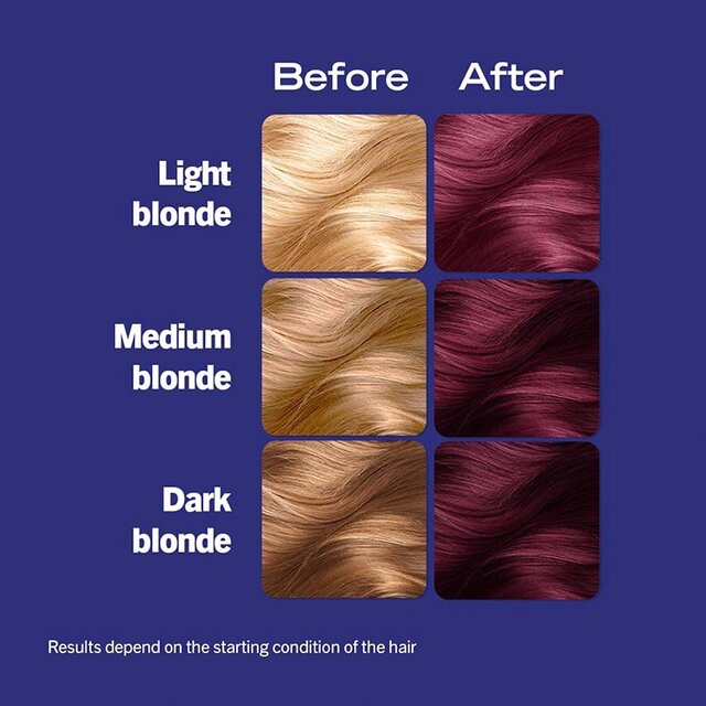 Schwarzkopf LIVE Intense Colour Hair Dye, Berry Red 044 thumbnail 3