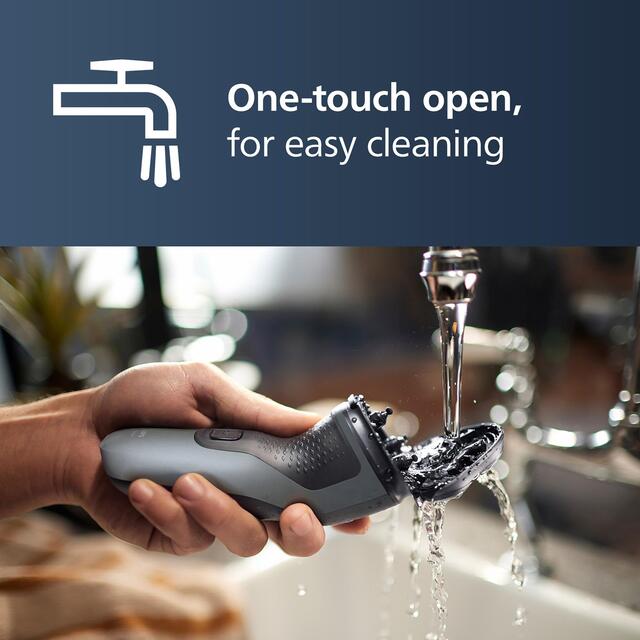 Philips Wet & Dry Electric Shaver Series 1000 with 4D Flex Heads thumbnail 4