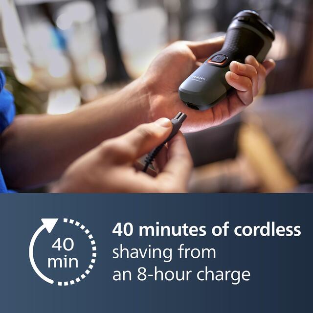 Philips Wet & Dry Electric Shaver Series 1000 with 4D Flex Heads thumbnail 5