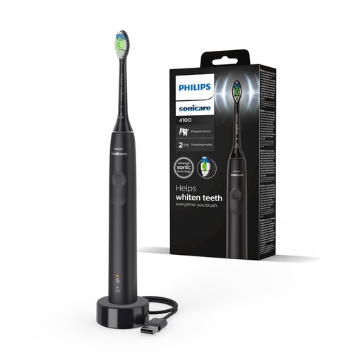 Philips Sonicare Series 4100 Black Electric Toothbrush thumbnail 2