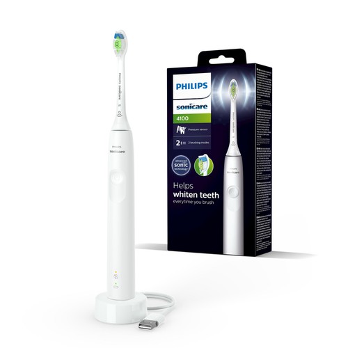 Philips Sonicare Series 4100 White Electric Toothbrush