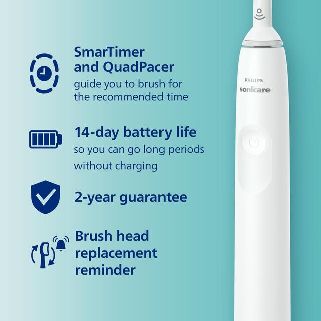 Philips Sonicare Series 4100 White Electric Toothbrush thumbnail 5