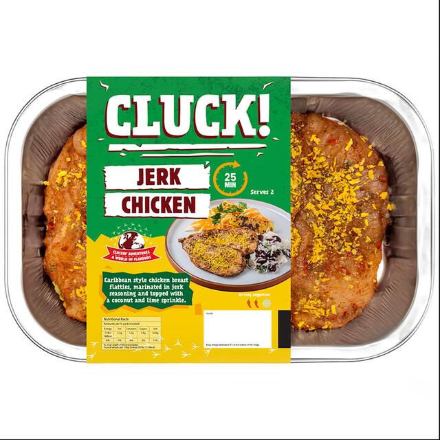 Cluck! Caribbean Jerk & Coconut Lime Chicken Flatties
